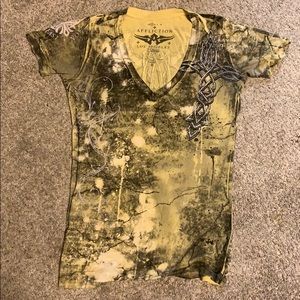 Affliction shirt women’s size small
